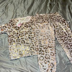 Girls size Large sweat set